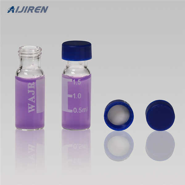 flat base HPLC vials closures